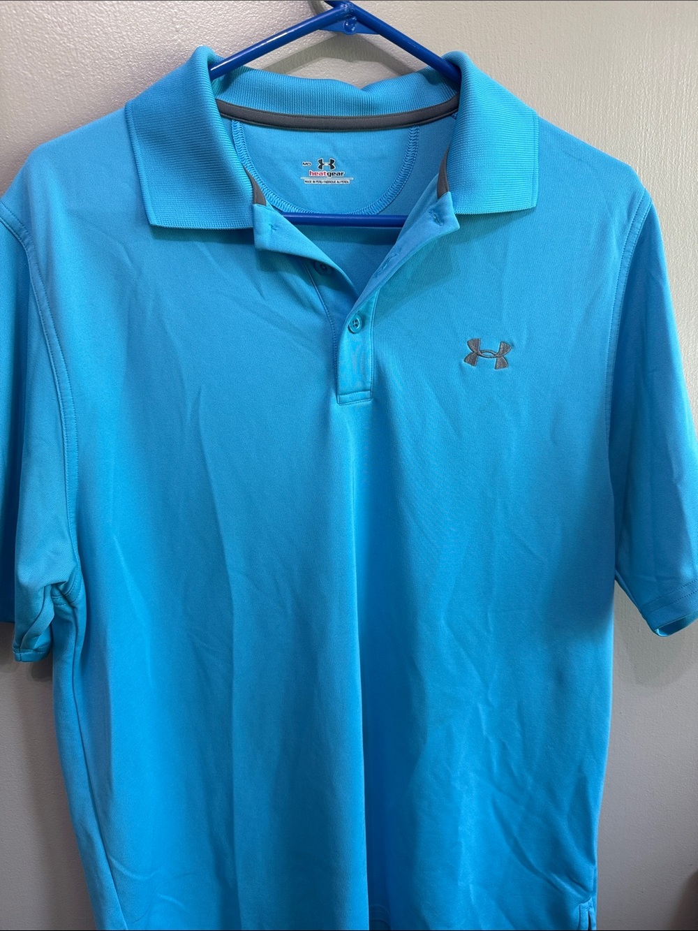 Under Armour Men’s Turquoise Performance Polo